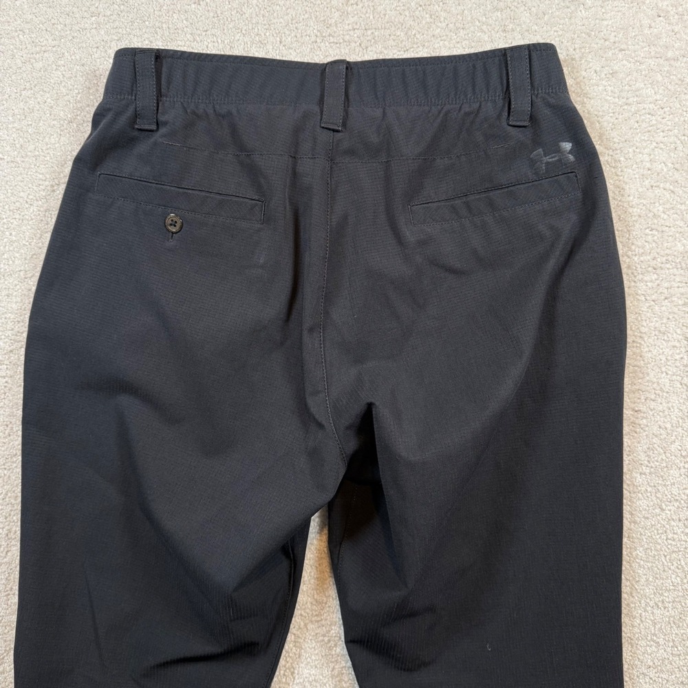 Under Armour Matchplay Mens Black Loose Golf Pants Size 30x30 - Picture 5 of 10